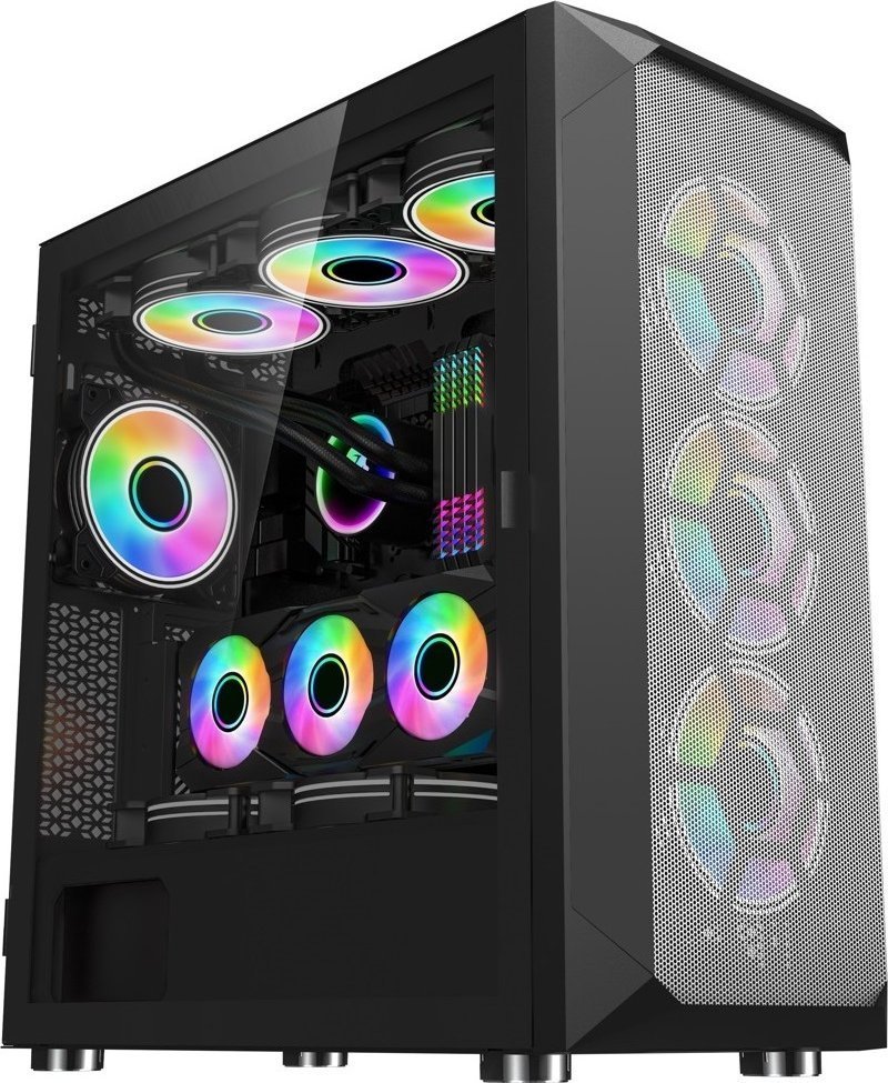 1stCOOL Wind Storm Case, Black ARGB, Midi Tower - Thumbnail 4