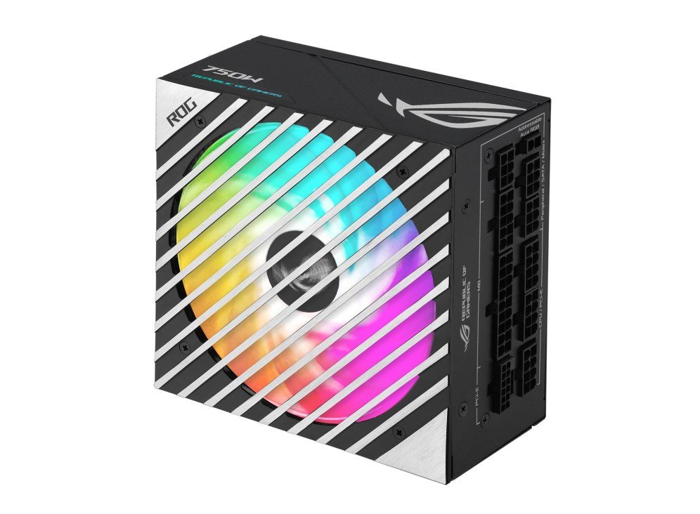 ASUS ROG Loki SFX-L Power Supply, 750W, Platinum, 20+4 pin ATX, Black, Silver - Thumbnail 4