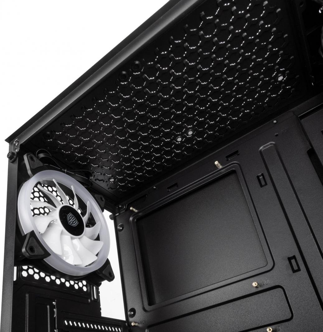 Kolink Observatory Lite Mesh ARGB Case, Black, Midi Tower - Thumbnail 4