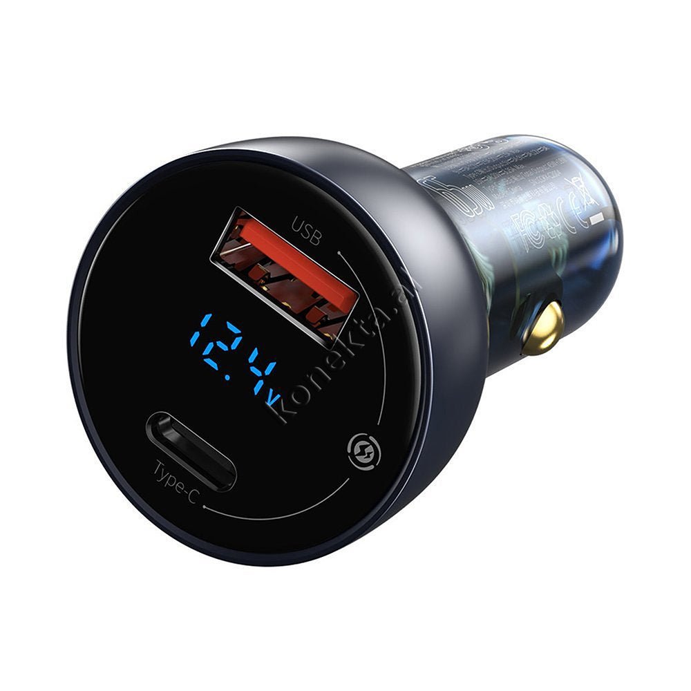 Baseus 65W Charger, 2 USB & Type-C Ports, Black - Thumbnail 6