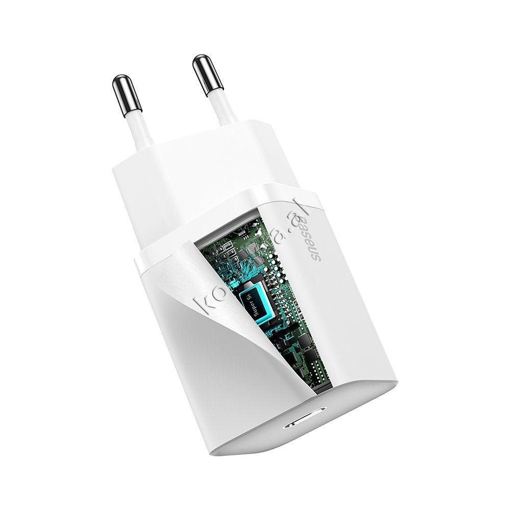 Baseus Charger with Type-C Port and 20W Charging Cable - Thumbnail 36