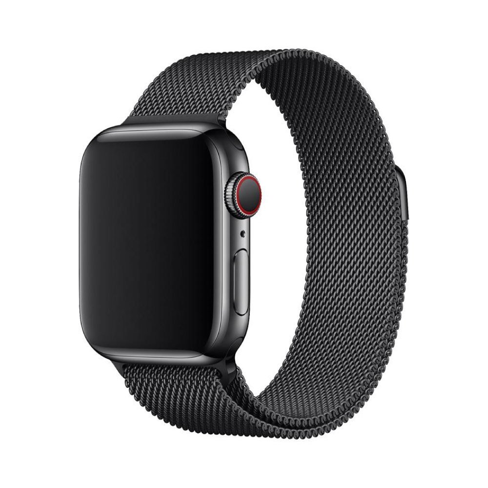 Apple Milanese Loop Smartwatch Band 42/44mm, Black - Image 1