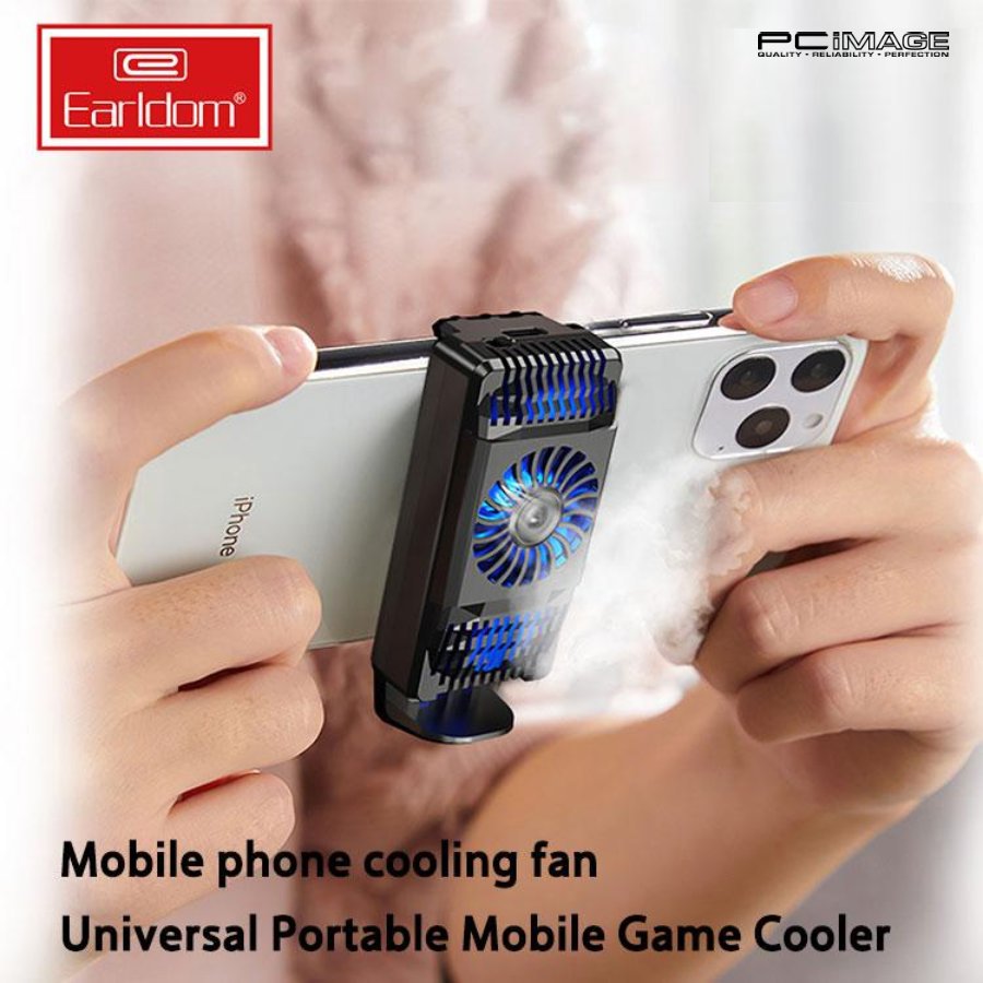 Earldom ET-F04 Phone Cooler, Black - Thumbnail 5
