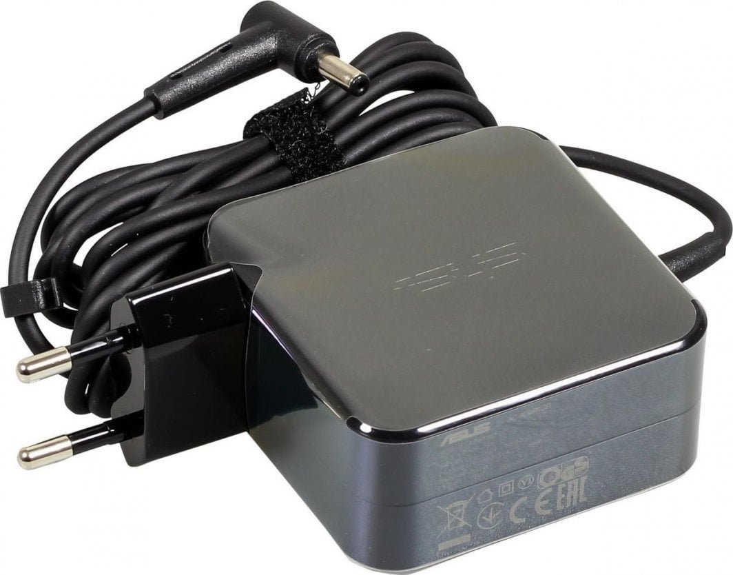 Asus Laptop Charger, 45W, 2.4A, 19V, Black - Image 1