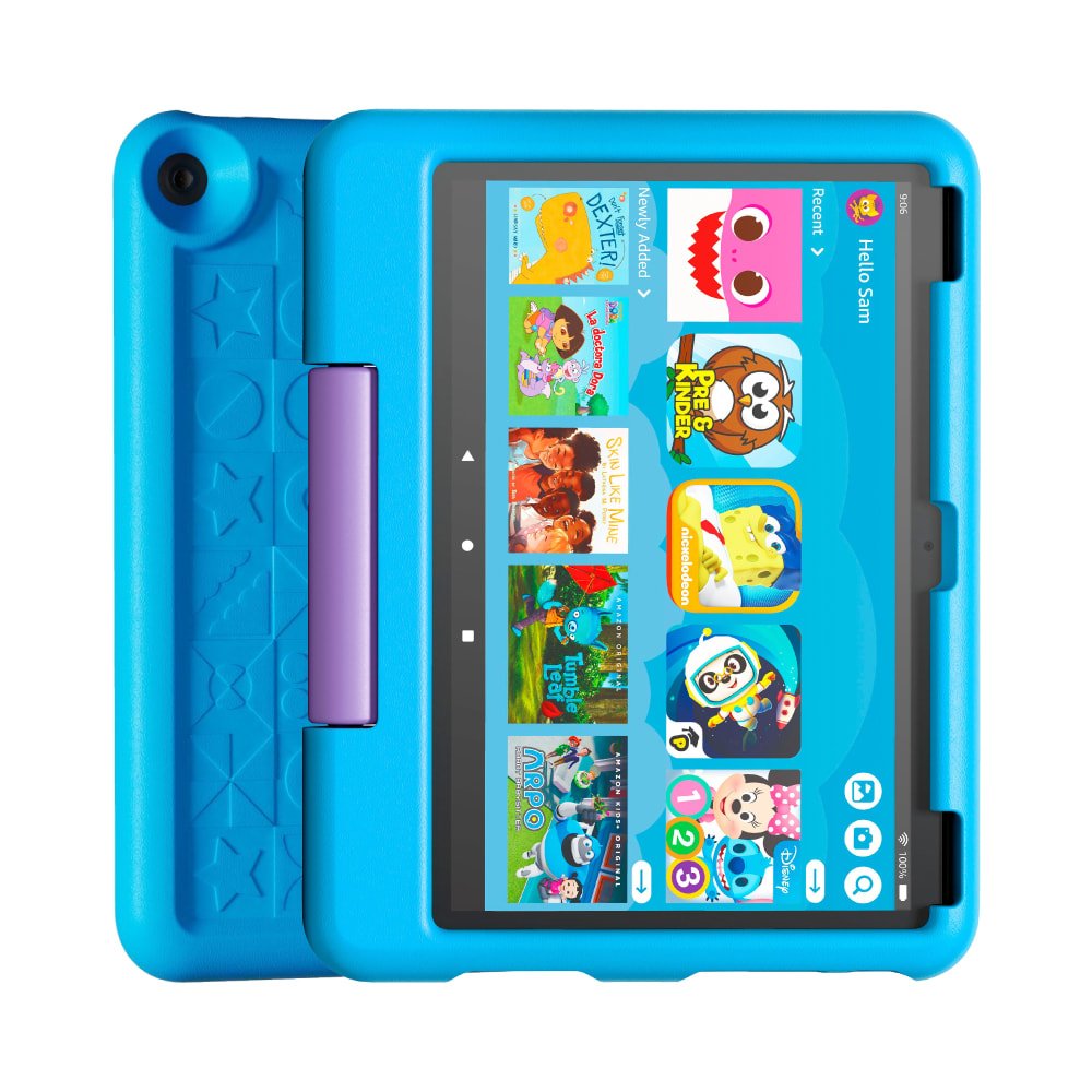 Amazon Fire HD 10 Kids Tablet, Blue - Image 1