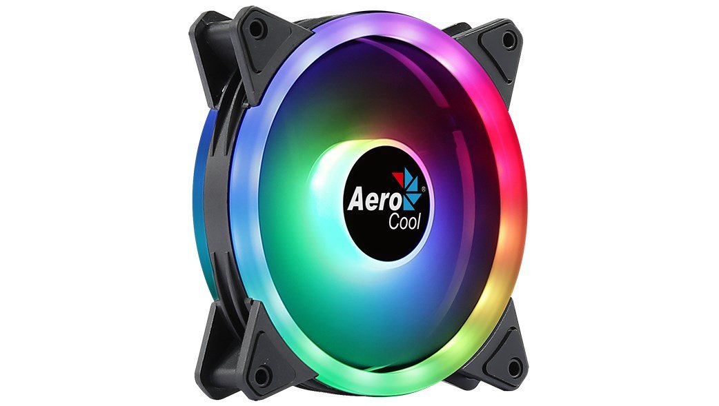 Aerocool Duo 12 ARGB Fan, 12 cm, Black - Thumbnail 6