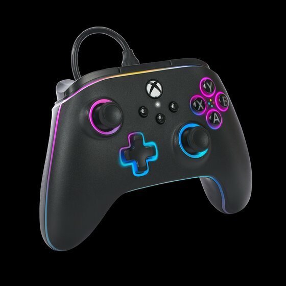 PowerA Kontroller, me kabllo, i zi - Thumbnail 6