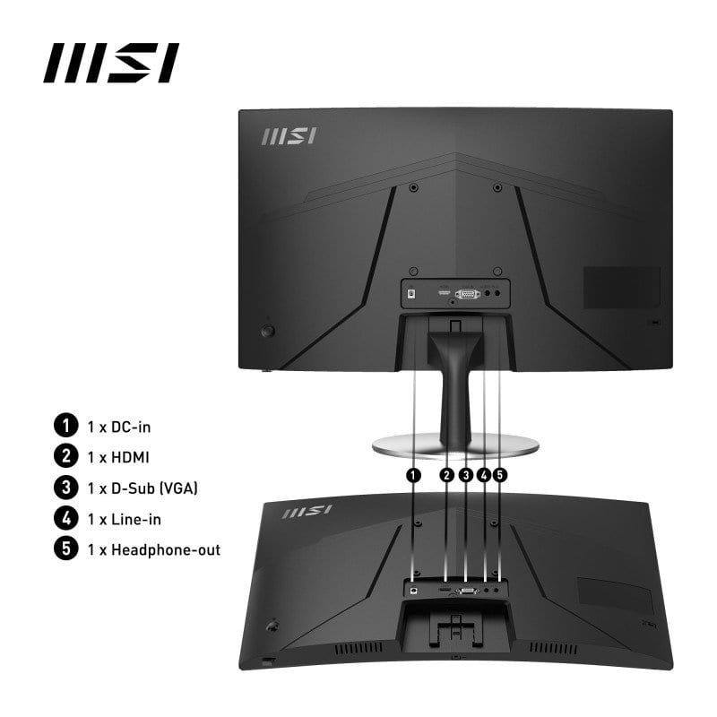 MSI PRO MP2422C Monitor, 23.6" 100Hz - Thumbnail 3