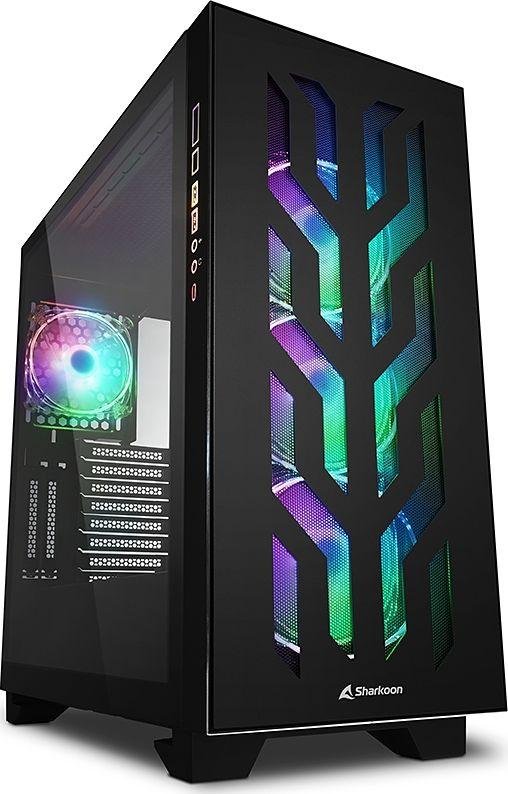 Sharkoon Elite Shark CA300T ARGB Case, Black, Full Tower - Image 1