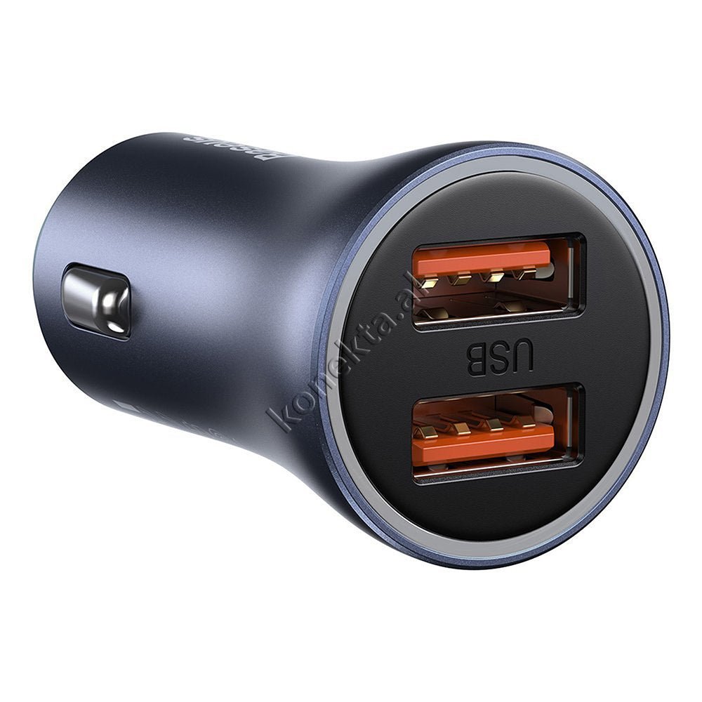 Baseus Car Charger 40W with USB Type-C Cable - Thumbnail 6