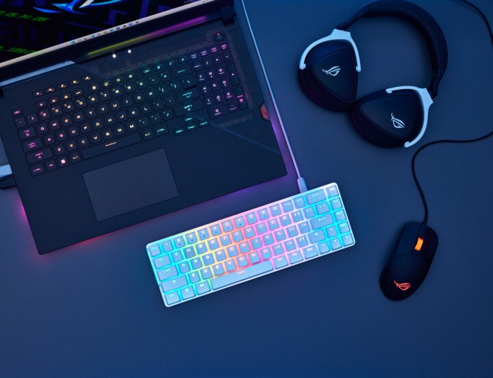 ASUS ROG Falchion Ace Keyboard, NX RED, US, White - Thumbnail 9