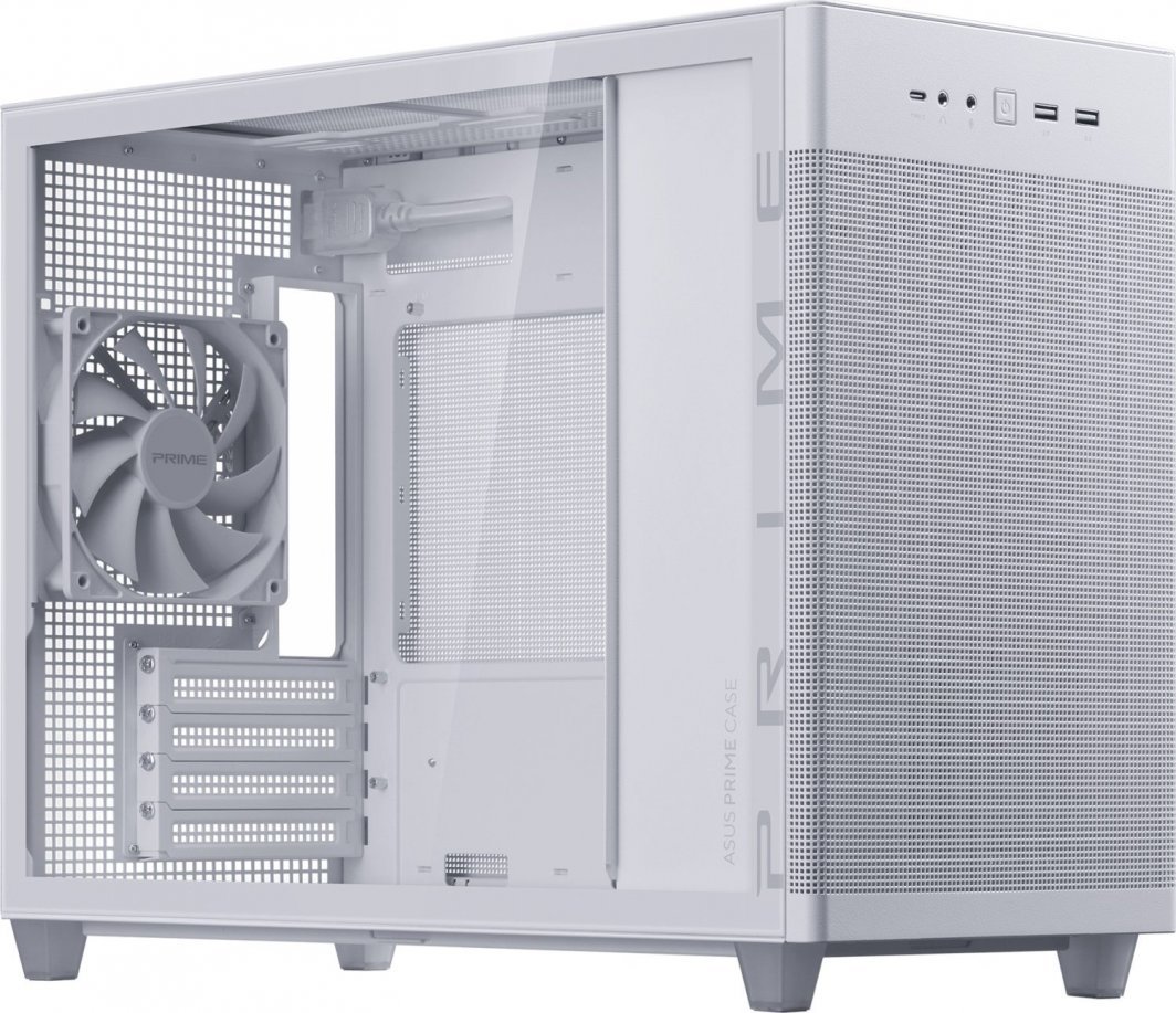Asus Prime AP201 Case, Tempered Glass, Mini Tower - Thumbnail 9