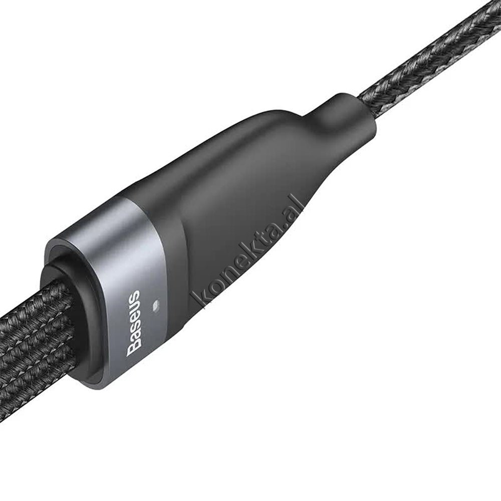 Baseus USB Cable 2 in 3, 100W, USB - Type-C to Lightning, Micro, Type-C, 1.2m - Thumbnail 3