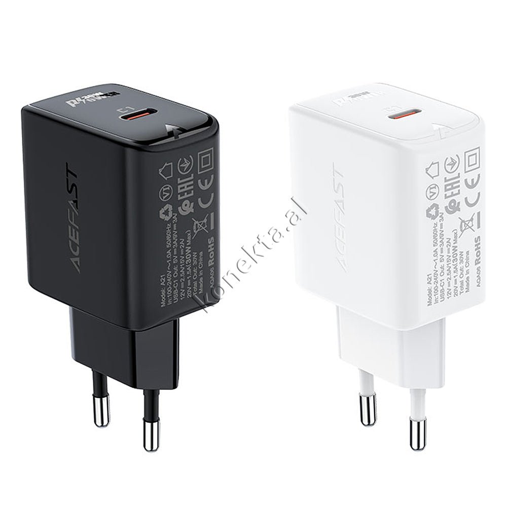 AceFast Adaptor Karikimi 30W Me Porte Type-C - Thumbnail 4