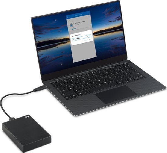 Seagate One Touch Slim External SSD, 2TB, Black - Thumbnail 8