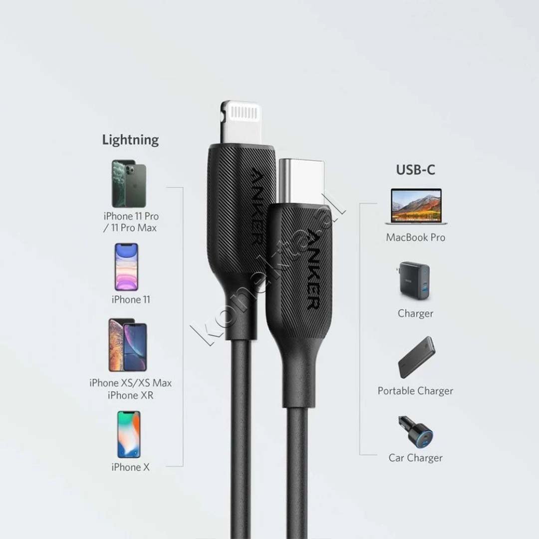 Anker Type-C to Lightning Cable, 1.8m, 60W - Thumbnail 2