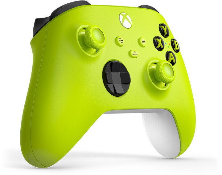 Microsoft Xbox Series Controller, Wireless, White/Green - Thumbnail 2