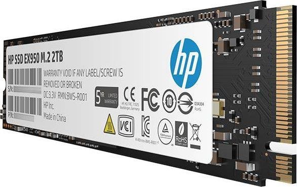 HP EX950 SSD, 2TB, M.2 2280 PCI-E x4 Gen3 NVMe - Thumbnail 2