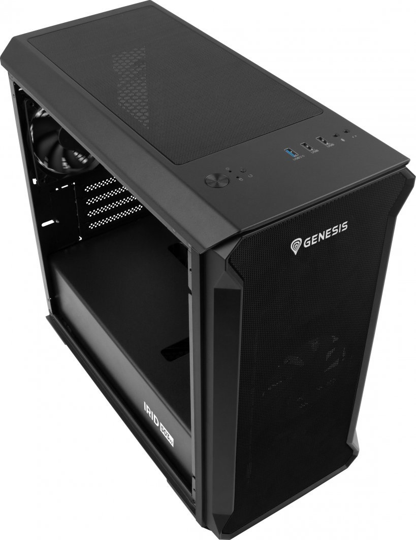 Genesis Irid 503 V2 Case, Mini Tower - Thumbnail 9