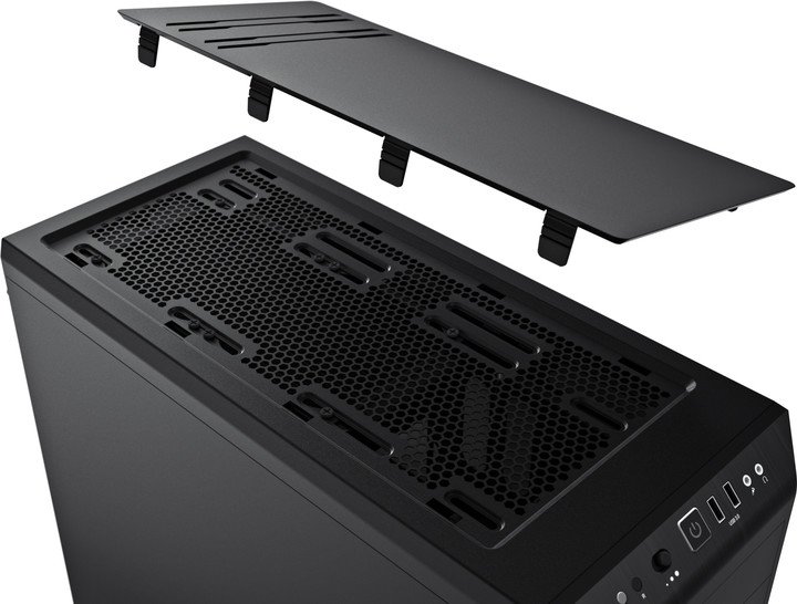 Be quiet! Pure Base 600 Case, Black / Silver - Thumbnail 2
