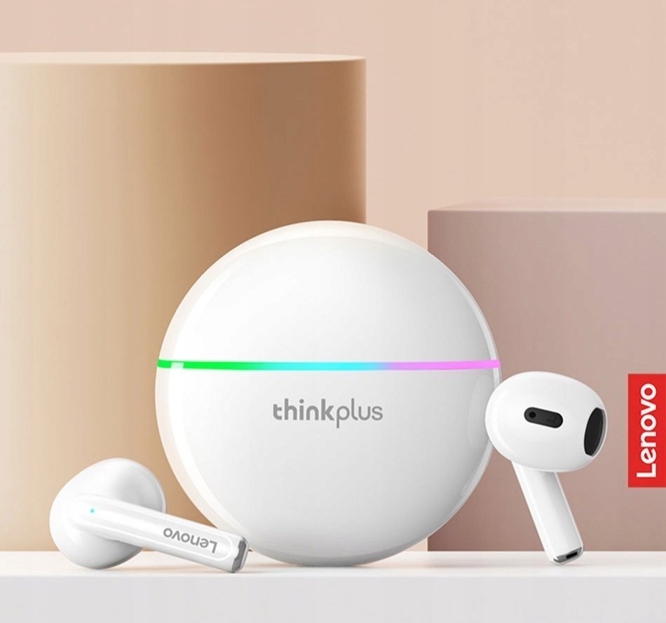 Lenovo Thinkplus XT97 Earbuds, White - Thumbnail 4