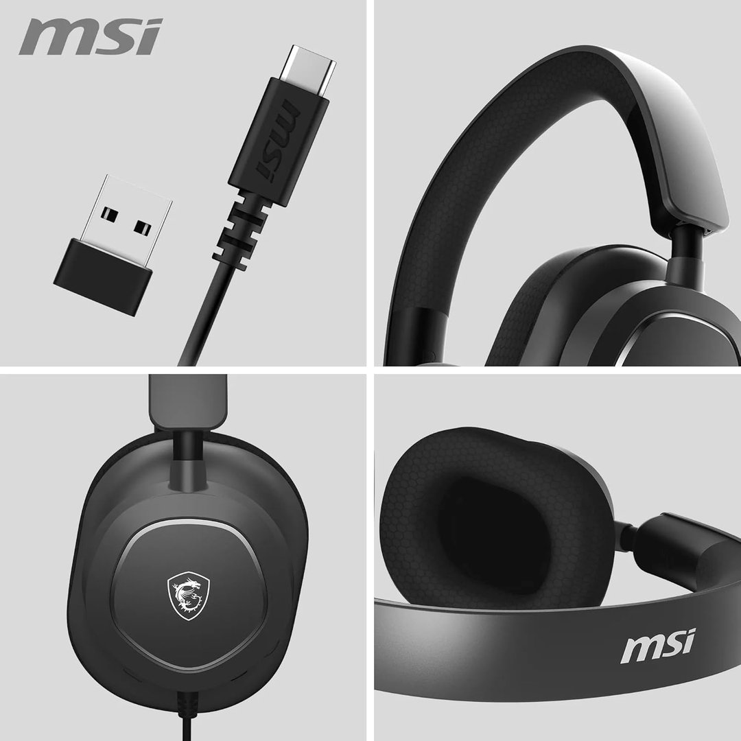 MSI Maestro 300 Headset, Black - Thumbnail 12