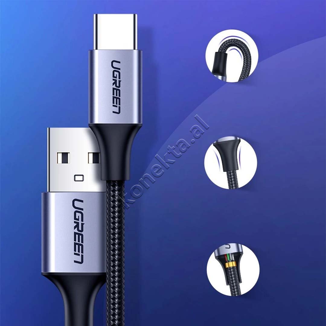 UGreen USB-A to USB-C Cable, 1m - Thumbnail 6