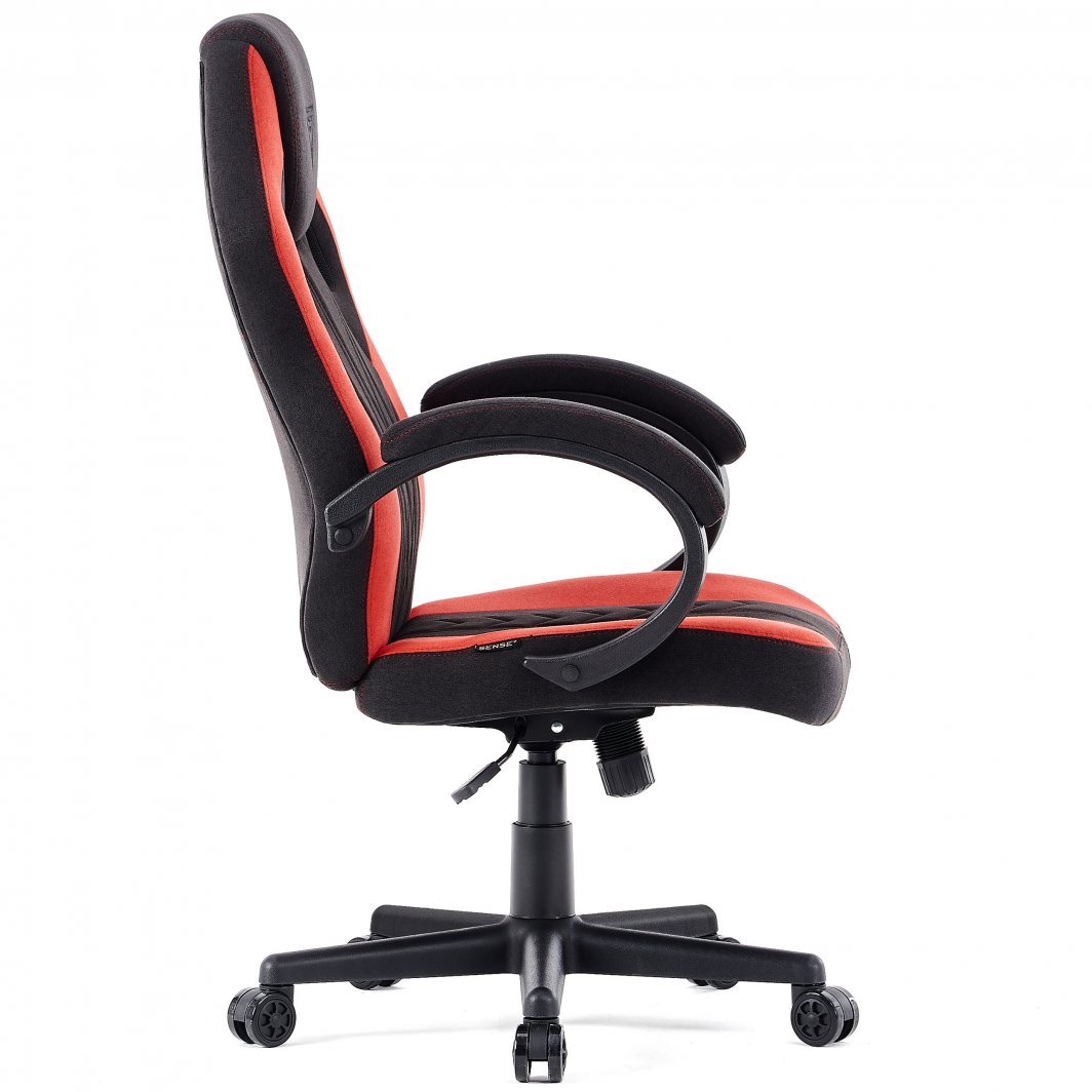 SENSE7 Prism Chair, Black/Red - Thumbnail 3