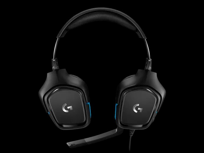Logitech G432 Gaming Headphones, Wired, Black - Thumbnail 4