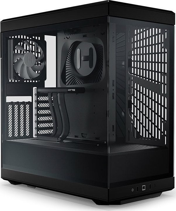 Hyte Y40 Case, Black, Midi Tower - Image 1