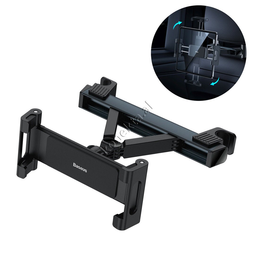 Baseus Car Seat Headrest Phone Tablet Holder, Fits Devices 4.7 - 12.9 Inch - Thumbnail 9