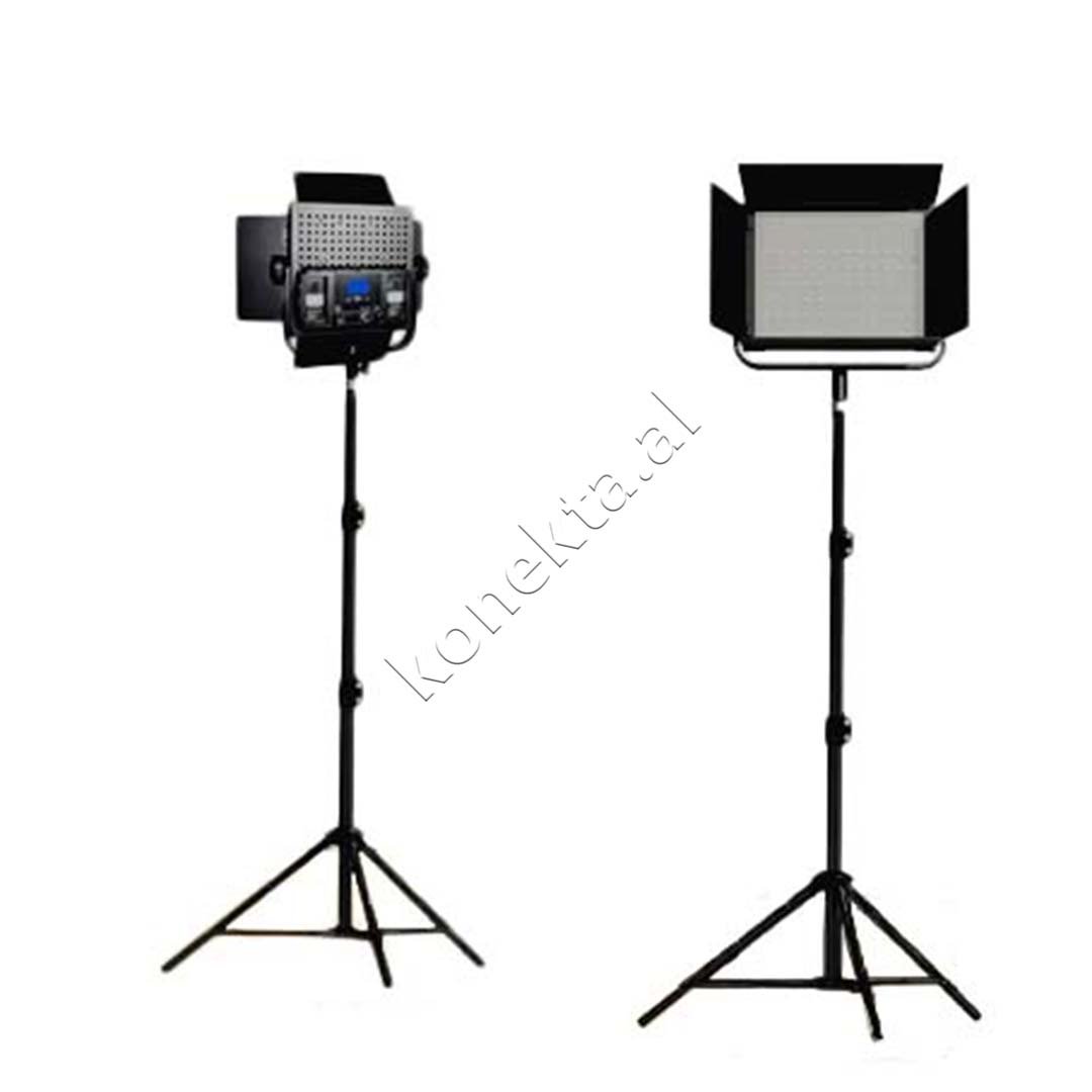 tjetertjeter Trekembesh Tripod Me Drite LED RGB Me Super Ndriçim Plot Ngjyra - Image 1