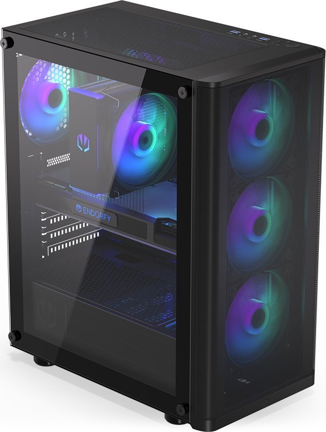 Endorfy Ventum 200 Case, ARGB, Midi Tower - Thumbnail 4