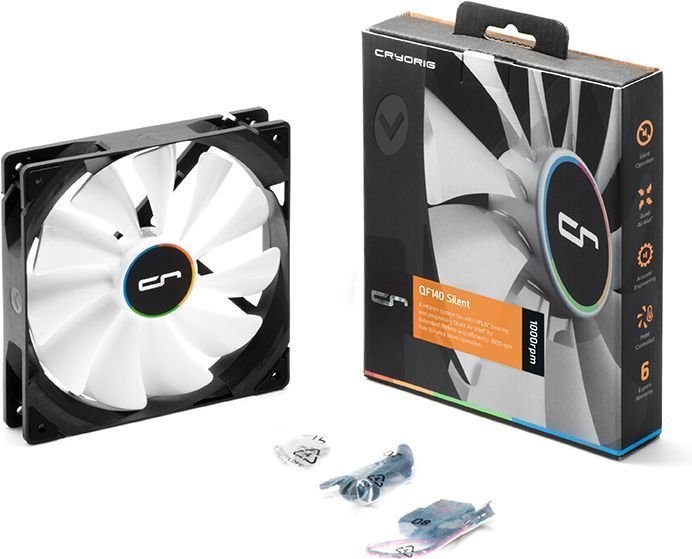 Cryorig QF140 Silent Cooler, 140 mm - Thumbnail 2