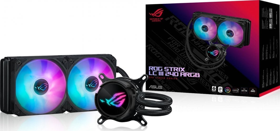 ASUS ROG Strix LC III 240 CPU Cooler ARGB - Thumbnail 13