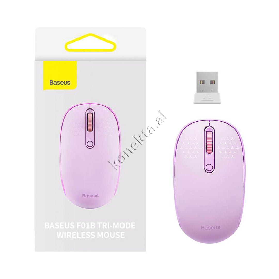 Baseus Wireless Mouse, Pink / Purple - Thumbnail 24