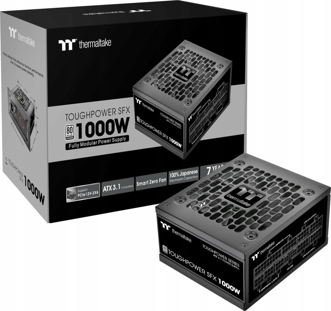 Thermaltake TT Toughpower Platinum SFX Power Supply, 1000W - Image 1
