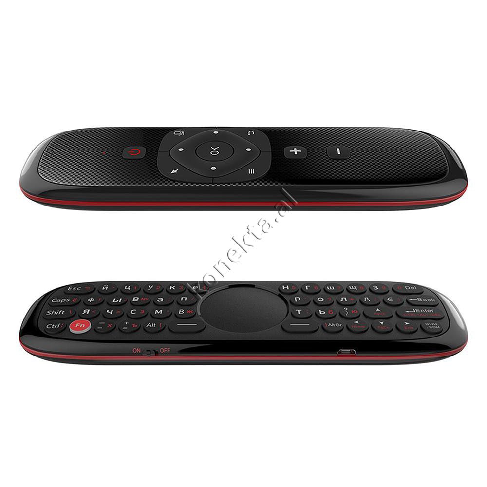tjetertjeter W3 Air Mouse Remote Control, Black - Thumbnail 11