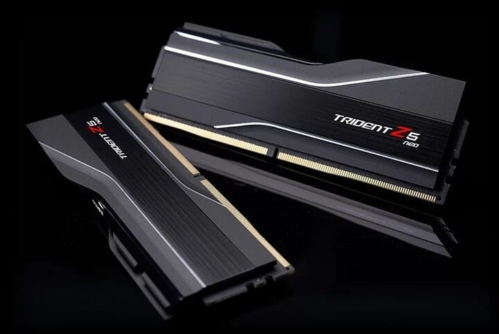 G.Skill Trident Z5 NEO 32GB (2x16GB) DDR5 5600 CL30 AMD EXPO, Black - Thumbnail 8
