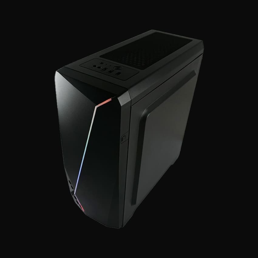 LC-700B-ON Hexagon Midi-ATX Case Black - Thumbnail 2