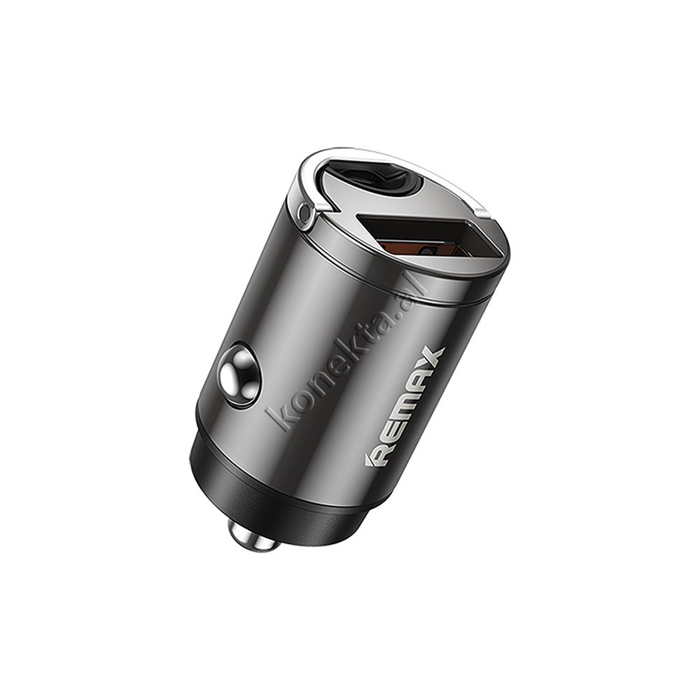 REMAX Adaptor Karikimi 18w Fast Charge Me Porte Usb / Type-c Per Makine, E Zeze / Silver - Image 1