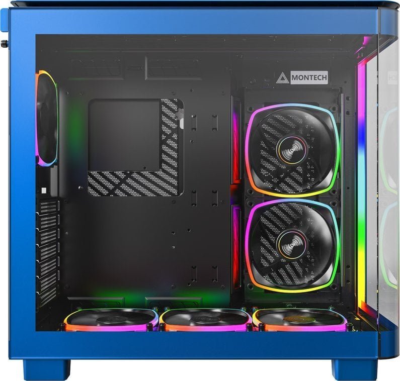 Montech King 95 Pro ARGB Case, Blue, Midi Tower - Thumbnail 5
