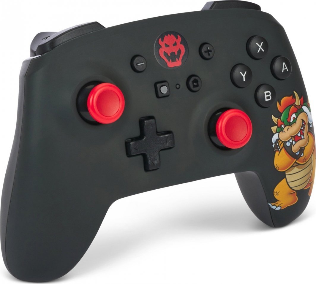 PowerA King Bowser Controller, Wireless, Black - Thumbnail 2