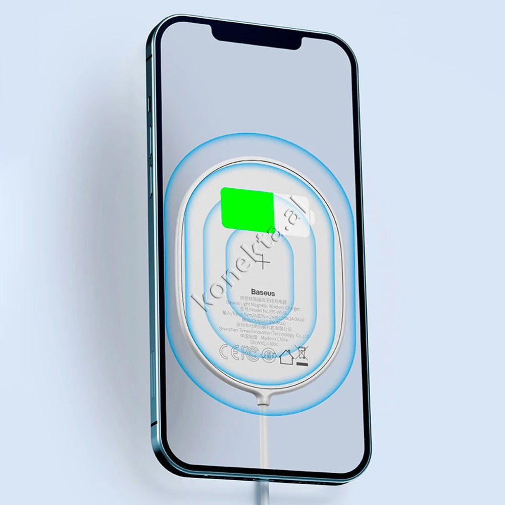 Baseus Fast Charge Wireless Charger, White, 15W - Thumbnail 4