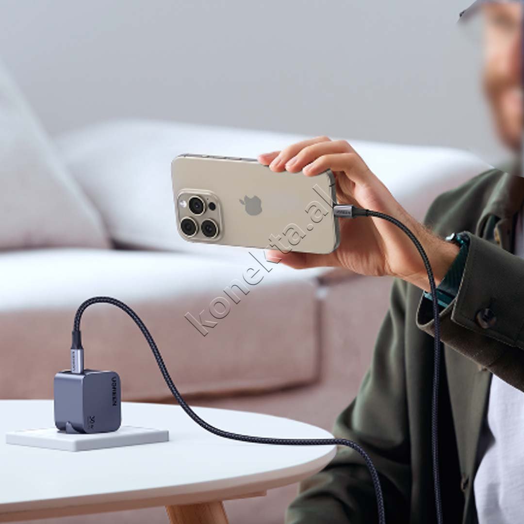 UGreen Nexode Pro 30W Charger, Grey, USB-C Port - Thumbnail 5