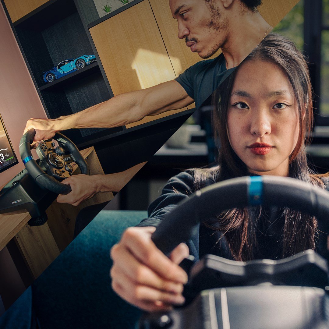 Logitech G G923 Racing Wheel and Pedals for PS5, PS4 & PC - Thumbnail 6