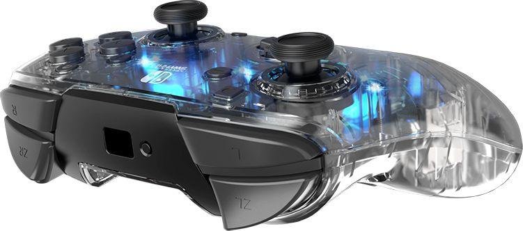 PDP Afterglow Deluxe Controller, Wireless, Transparent - Thumbnail 4