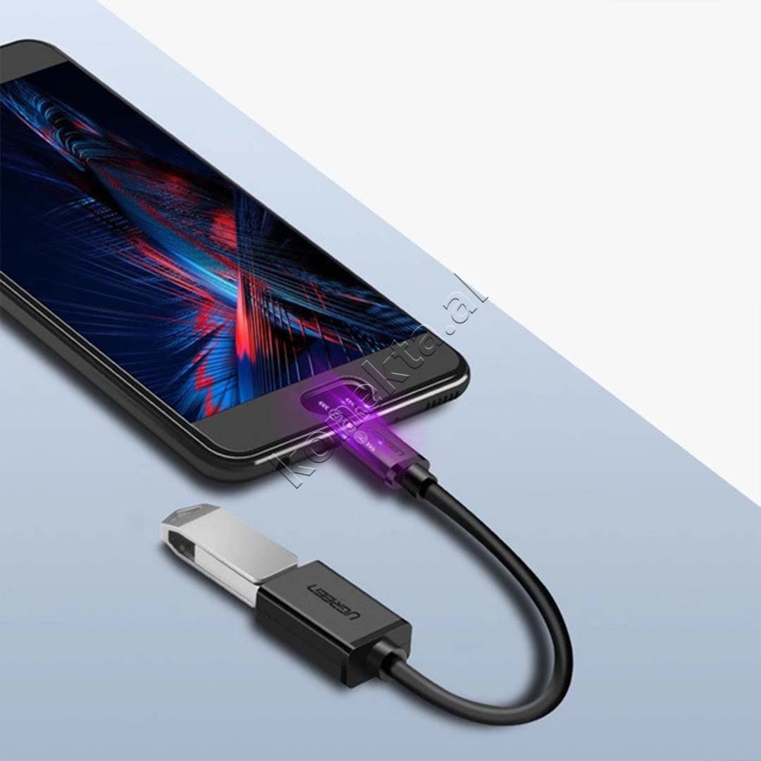 UGreen USB-A to USB-C Adapter, Black - Thumbnail 5