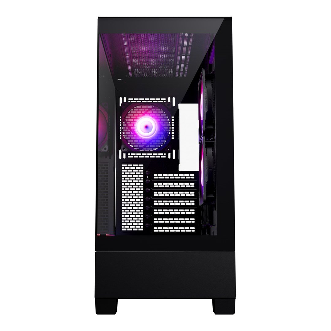 Phanteks XT View Mid Tower Case, Black - Thumbnail 2