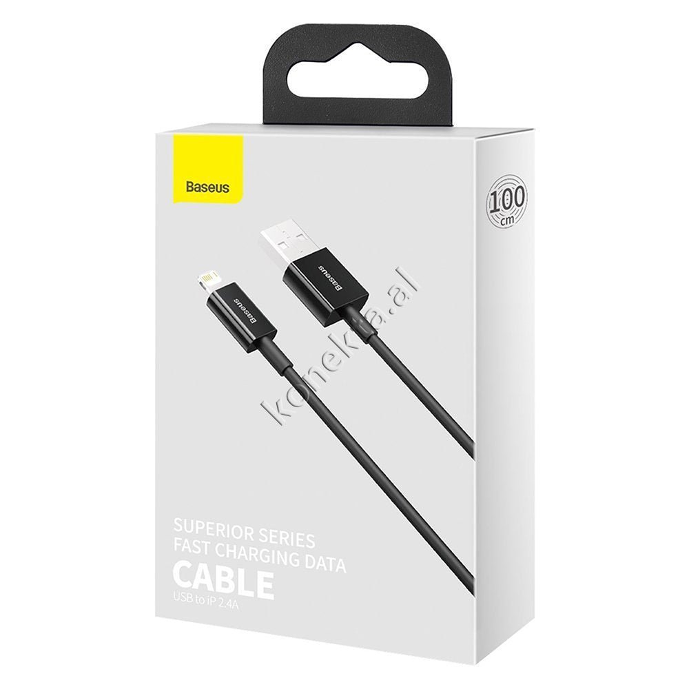 Baseus Superior Series Lightning Charging Cable, 2.4A, 1m - Thumbnail 2